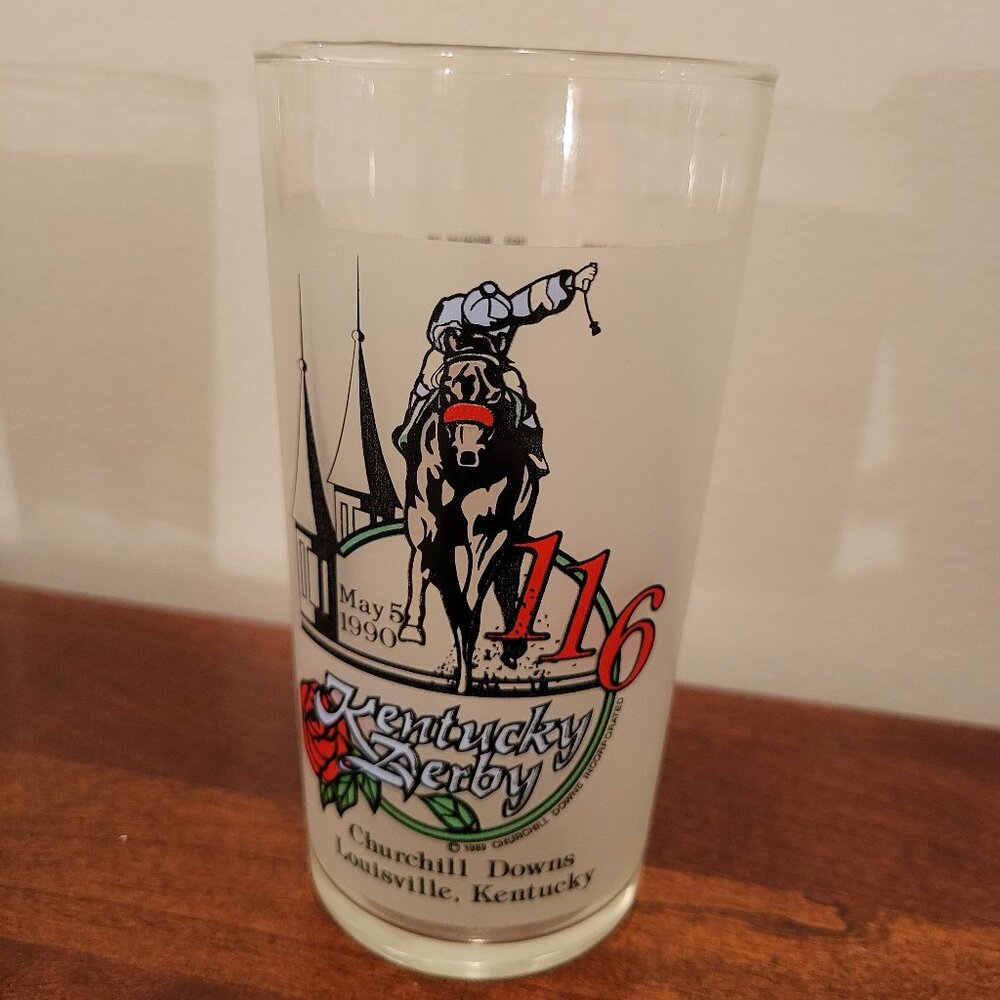 1990 Kentucky Derby Mint Julep glass #116